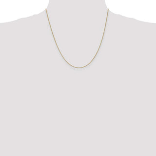 20" 14K Yellow Gold 20 inch .85mm Spiga with Spring Ring Clasp Chain