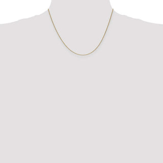 18" 14K Yellow Gold 18 inch .85mm Spiga with Lobster Clasp Chain