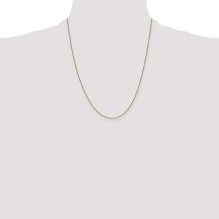 22" 14K Yellow Gold 22 inch .85mm Spiga with Lobster Clasp Chain