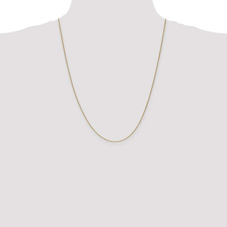 24" 14K Yellow Gold 24 inch .85mm Spiga with Lobster Clasp Chain