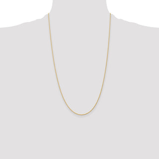 26" 14k Yellow Gold 1.1mm Baby Rope Chain Necklace
