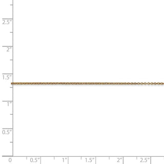 20" 14k Yellow Gold .9mm Cable with Lobster Clasp Chain Necklace