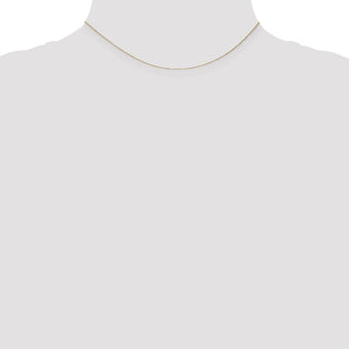 14" 14k Yellow Gold .9mm Cable with Lobster Clasp Chain Necklace