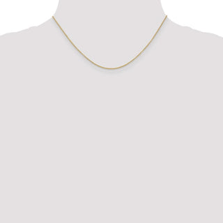 16" 14k Yellow Gold 1.2mm Cable Chain Necklace