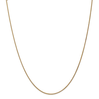 20" 14k Yellow Gold 1.25mm Spiga Chain Necklace