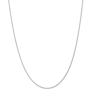 30" 14k White Gold 1.2mm Parisian Wheat Chain Necklace