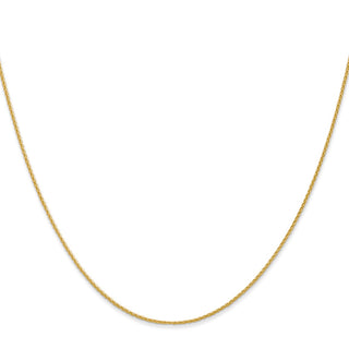16" 14k Yellow Gold 1mm Parisian Wheat Chain Necklace
