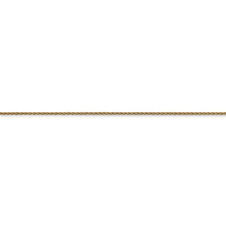 30" 14k Yellow Gold 1mm Parisian Wheat Chain Necklace