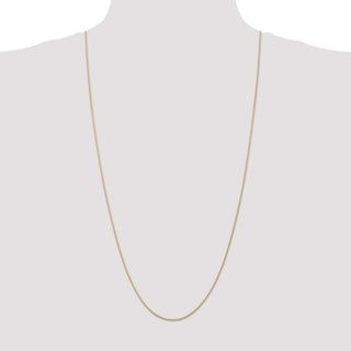 30" 14k Yellow Gold 1mm Parisian Wheat Chain Necklace