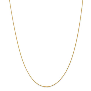 30" 14k Yellow Gold 1mm Parisian Wheat Chain Necklace