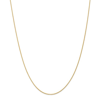 24" 14k Yellow Gold 1mm Parisian Wheat Chain Necklace