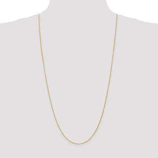 30" 14k Yellow Gold 1.2mm Parisian Wheat Chain Necklace