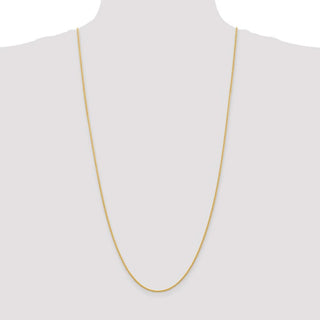 30" 14k Yellow Gold 1.5mm Parisian Wheat Chain Necklace