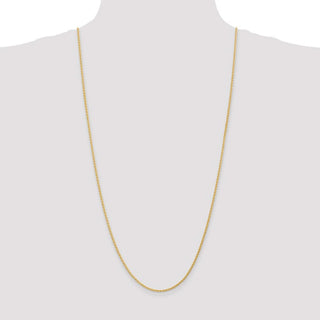 30" 14k Yellow Gold 1.75mm Parisian Wheat Chain Necklace