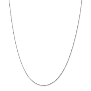 30" 14k White Gold 1.5mm Diamond-cut Parisian Wheat Chain Necklace