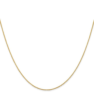 30" 14K Yellow Gold 30 inch .8mm Diamond-cut Parisian Wheat with Lobster Clasp Chain