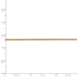 30" 14k Yellow Gold 1.5mm Diamond-cut Parisian Wheat Chain Necklace