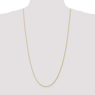 30" 14k Yellow Gold 1.5mm Diamond-cut Parisian Wheat Chain Necklace