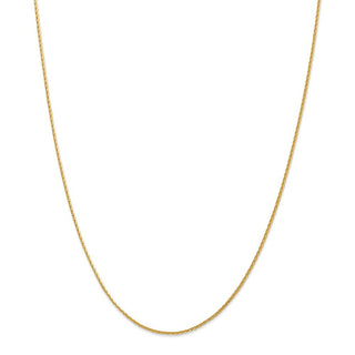 30" 14k Yellow Gold 1.5mm Diamond-cut Parisian Wheat Chain Necklace