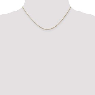 16" 14k Yellow Gold 1.15mm Rolo Pendant Chain Necklace