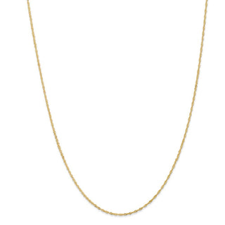 24" 14k Yellow Gold 1.10mm Singapore Chain Necklace