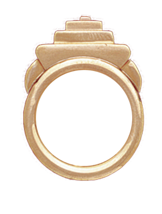 14K Gold HEAVY SLIDE Bezel Pendant 22 mm