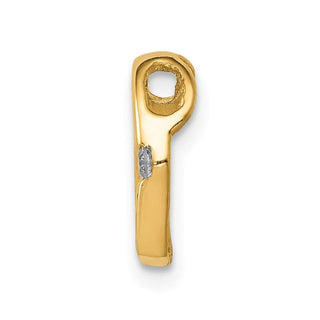 14k Yellow Gold Diamond Heart Slide PM4837-002-YA