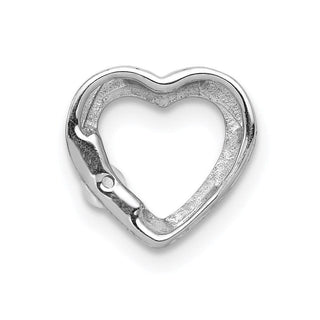 14k White Gold 1/20ctw Diamond Heart Slide PM4839-005-WA