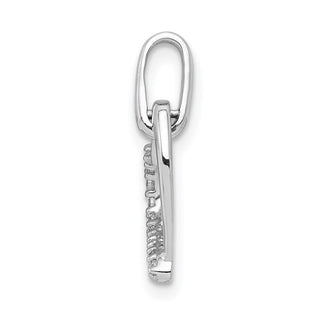 14k White Gold 1/15ctw Diamond Heart Charm PM4850-008-WA