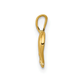 10K Yellow Gold .01ctw Diamond Heart Pendant PM4857-001-1YA