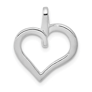 14k White Gold 1/10ctw Diamond Heart Charm PM4867-010-WA