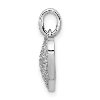 14k White Gold 5/8ctw Diamond Heart Charm PM4877-062-WA