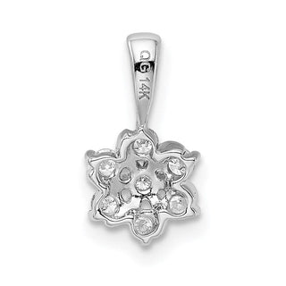 14k White Gold 1/4ctw Diamond Pendant PM5157-025-WA