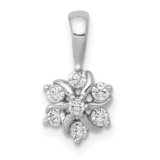 14k White Gold 1/4ctw Diamond Pendant PM5157-025-WA