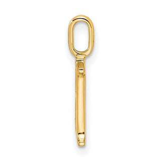 10K Yellow Gold Diamond Letter H Initial Pendant PM8365H-003-1YA
