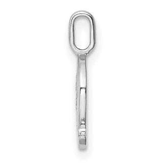 14K White Gold Diamond Letter Q Initial Pendant PM8365Q-002-WA