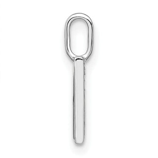 14K White Gold Diamond Lower Case Letter M Initial Pendant PM8368M-010-WA