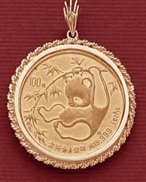 Custom Made 14k Yellow Gold Bezel for a 23.25 mm 1 Euro coin