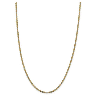 26" 14k Tri-color Gold 2.75mm Rose & White Rhodium-plating Pave Valentino Chain Necklace