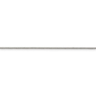 26" Sterling Silver 1mm 8 Sided Diamond-cut Box Chain Necklace
