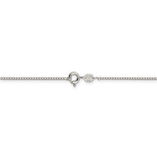 30" Sterling Silver 1.15mm 8 Sided Diamond-cut Box Chain Necklace