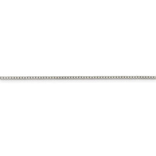 36" Sterling Silver 1.25mm 8 Sided Diamond-cut Box Chain Necklace