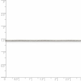 30" Sterling Silver 1.35mm 8 Sided Diamond-cut Box Chain Necklace