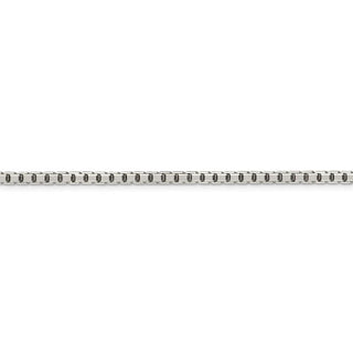24" Sterling Silver 3.2mm 8 Sided Diamond-cut Box Chain Necklace