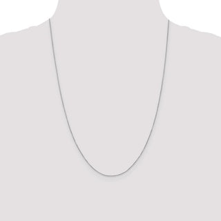 24" Sterling Silver .6mm Box Chain