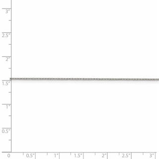 14" Sterling Silver Rhodium-plated .8mm Box Chain