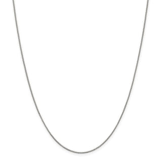 14" Sterling Silver .9mm Box Chain Necklace