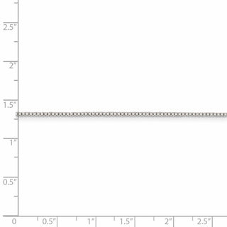 24" Sterling Silver 1.1mm Box Chain Necklace