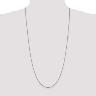 30" Sterling Silver 1.4mm Box Chain Necklace