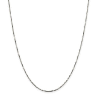 30" Sterling Silver 1.4mm Box Chain Necklace